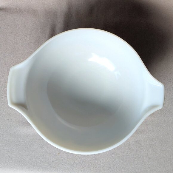 Vintage Pyrex Homestead, 1970s Blue Design Speckled Beige Cinderella Set of 4 - Picture 7 of 11